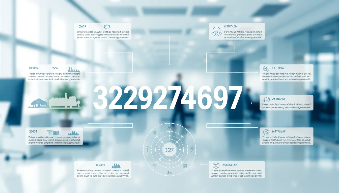 Infographic displaying the cultural and historical significance of the number 3292740697.